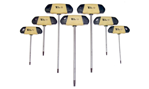 7 Piece T-Handle Tamper Torx Key Set