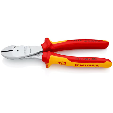 High Leverage Diagonal Cutting Pliers (VDE), 200mm