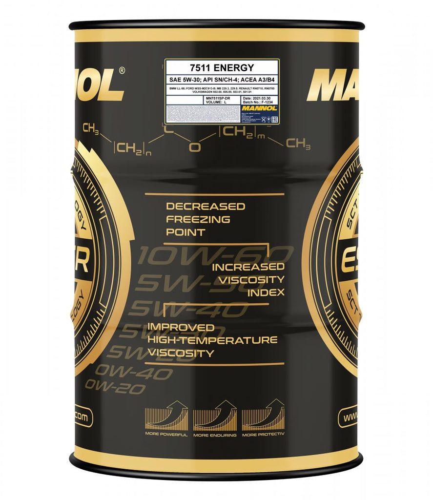 Energy 5W-30 HC Synthese Ester 208L Engine Oil