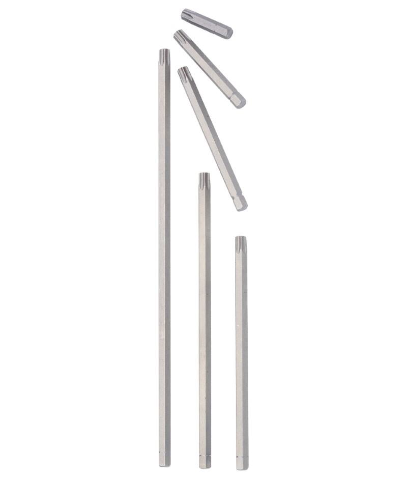 1/4" Power Bit Tamperproof Star T40 125mm