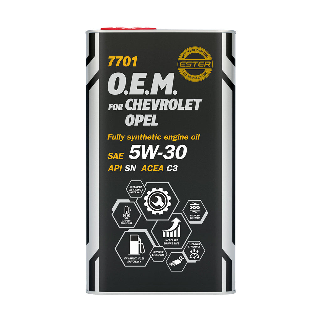 Chevrolet Opel DAEWOO GM SAAB 5W-30 SN/CF DPF Ester 4L Engine Oil