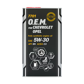Chevrolet Opel DAEWOO GM SAAB 5W-30 SN/CF DPF Ester 4L Engine Oil