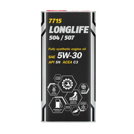 OEM 5W-30 SN/CF Engine Oil for VW Audi Skoda Seat Porsche