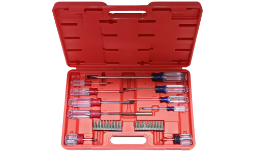 30 Piece Acetate Screwdriver & Hex Bit Set