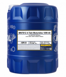 MANNOL 7812 20L 10W-40 Motorbike 4-Stroke Engine Oil