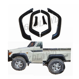 79 Series ABS Wide Flares for Land Cruiser 79 Series Single Cab Pickup Truck Fenders High Quality Rubber Steel Screws