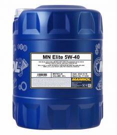 Elite Ester Motor Oil 5W-40 20L