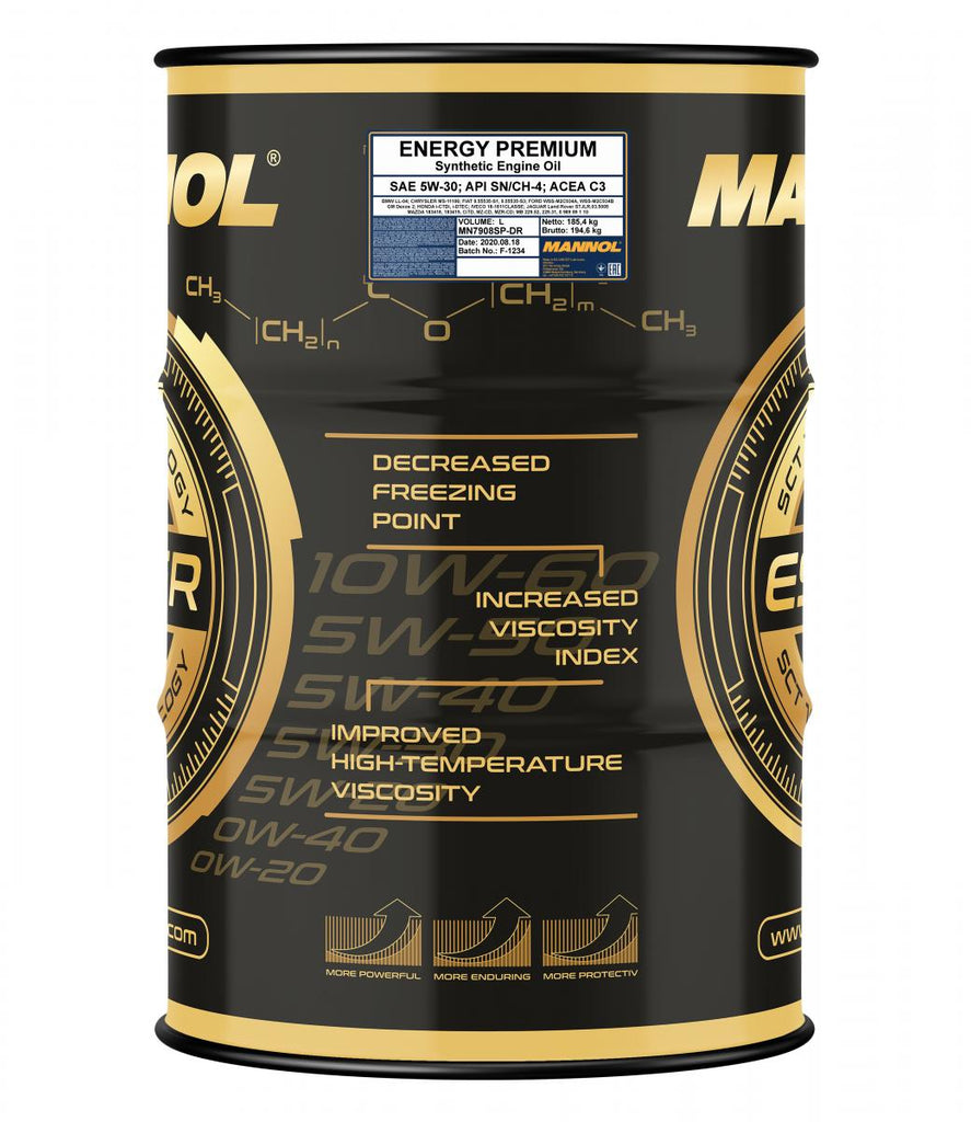 Energy Premium 5W-30 JAP EURO DPF ESTER 208L