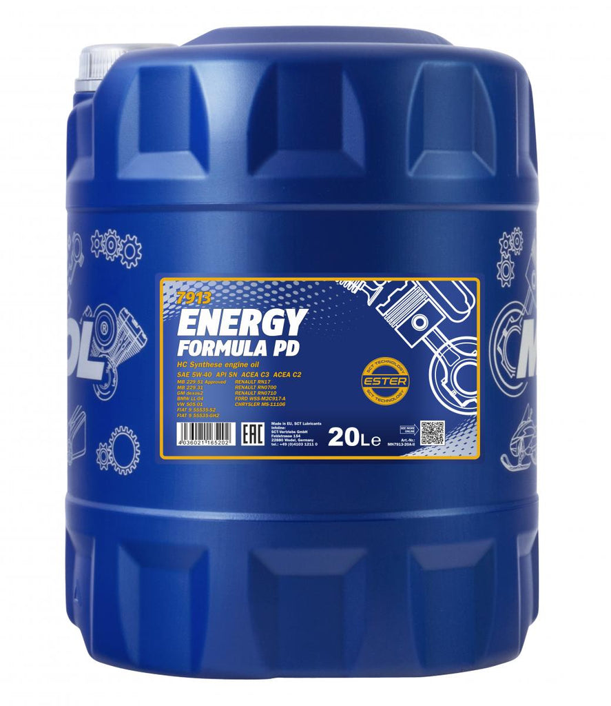 Energy Formula 5W-40 JAP EUR DPF ESTER 20L