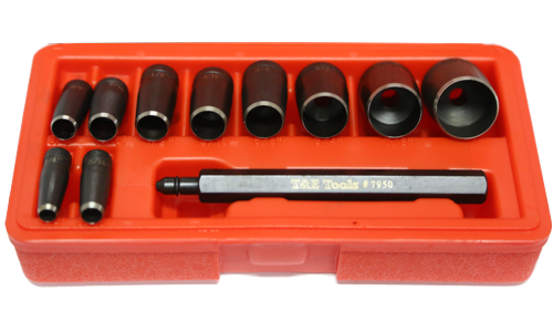 11 Piece Hollow Punch Set for Gaskets