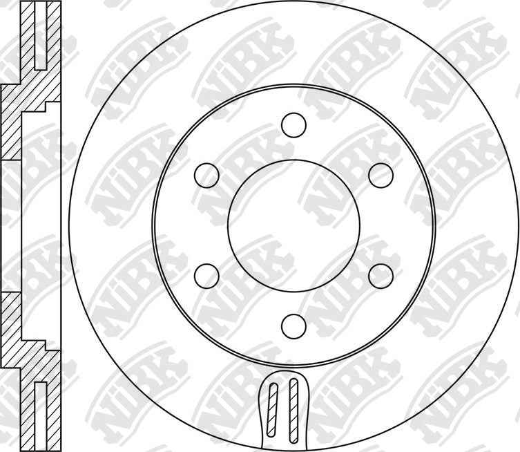 Front Rotors For Chevrolet Holden Isuzu NIBK RN1635V
