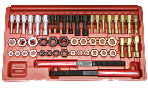 51 Piece UNF, UNC & Metric Rethreader Kit