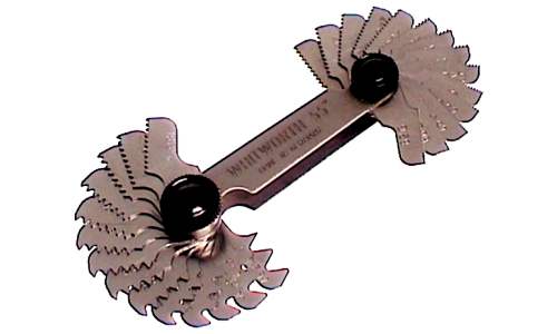 Whitworth Screw Pitch Gauge with 28 Blade Range