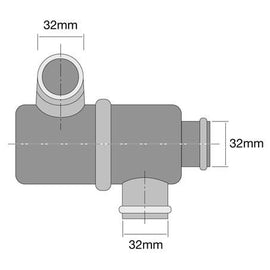Thermostat with Housing - 83 Degrees C