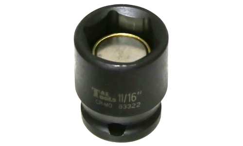 11/16" Magnetic Impact Socket 3/8" Drive