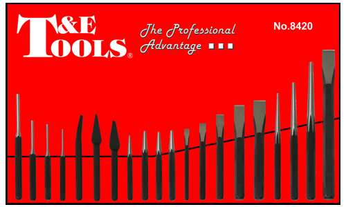 20 Piece Punch and Chisel Set