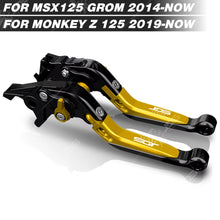 Load image into Gallery viewer, For Honda MSX 125 GROM 125/MONKEY Z 125 Clutch Lever Brake Lever Set Foldable Adjustable Handle Levers Motor Accessories Parts / Bl-Y