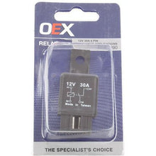 Load image into Gallery viewer, OEX Mini Relay 12V Normally Open 30A