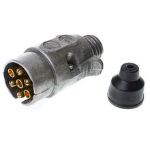 Load image into Gallery viewer, 7 Pin Trailer Plug - Round Metal Large