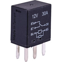 Load image into Gallery viewer, OEX Micro Relay 12V 30/30A 5 Pin Resistor Protected - Change Over 1 Pce