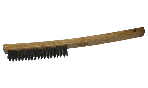Long Handle Stainless Wire Brush (3 Row)