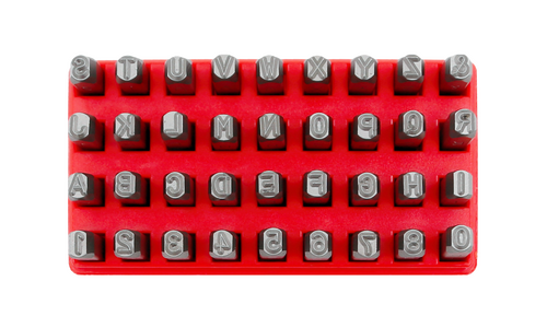 6mm Number & Letter Punch Set, 36 Piece