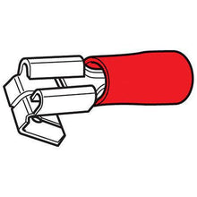 Load image into Gallery viewer, 6.3mm 2 Way Male/Female Blade Crimp Terminal Red Pack