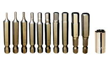 Load image into Gallery viewer, 11 Piece 1/4" Hex Metric In-Hex Power Bit Set