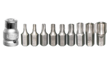 Load image into Gallery viewer, 10 Piece 5/16" Hex Torx-Plus Insert Bit Set