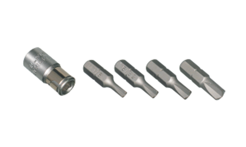 1/4" Hex Clutch Head Insert Bit Set, 5 Piece