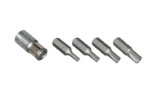 Load image into Gallery viewer, 1/4" Hex Clutch Head Insert Bit Set, 5 Piece