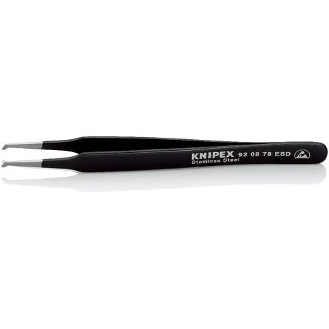 KNIPEX Stainless Steel Tweezers with Angled Tips