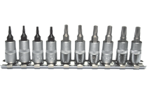 Load image into Gallery viewer, 1/4" Drive Torx Bit Socket Set, 10 Piece