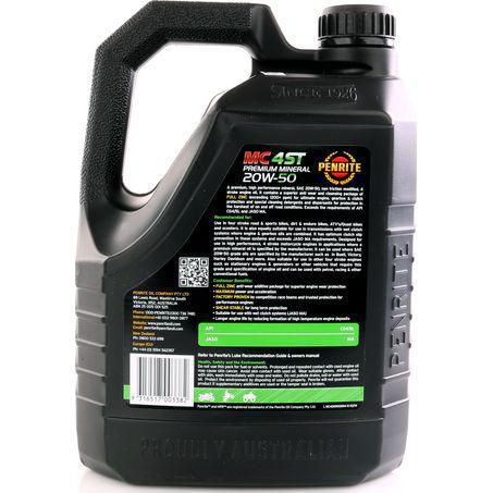 MC420W50004 - Penrite 4 Stroke 20W-50 Premium Mineral Motorcycle Oil 4L