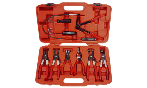 Universal Hose Clamp Pliers Kit, 9 Piece