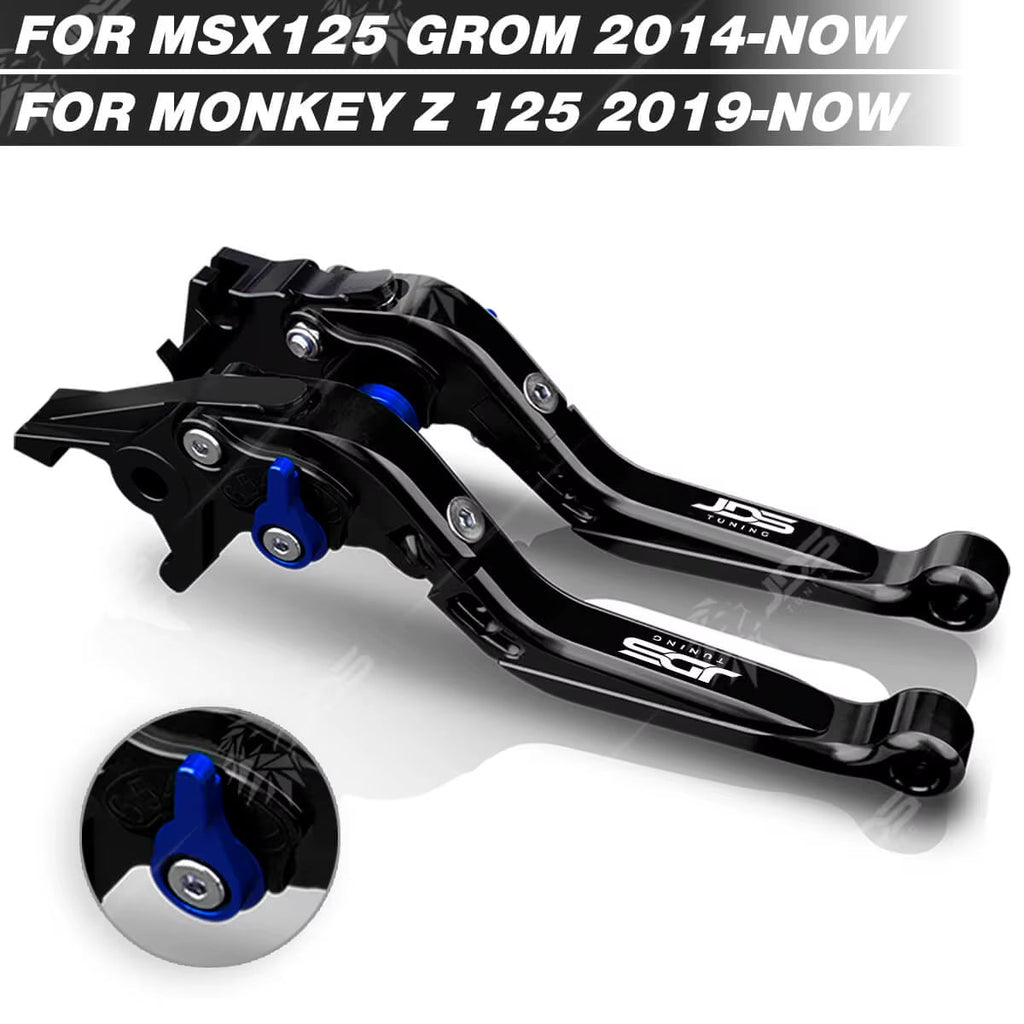 For Honda MSX 125 GROM 125/MONKEY Z 125 Clutch Lever Brake Lever Set Foldable Adjustable Handle Levers Motor Accessories Parts / Bl-Bb