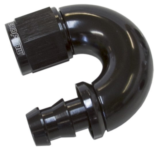 '-12AN 180 DEG FULL FLOW PUSH LBLACK FULL FLOW PUSH LOCK