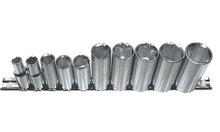 Load image into Gallery viewer, 10 Piece 3/8" Drive SAE Deep Socket Set