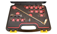 Load image into Gallery viewer, 3/8" Drive Hole Thru Socket Set, 18 Piece