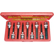 Load image into Gallery viewer, 1/2" Dr Inhex Bit Socket Set 7pc SAE 100mmL