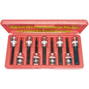 Load image into Gallery viewer, 1/2" Dr Inhex Bit Socket Set 9pc Metric 100mmL
