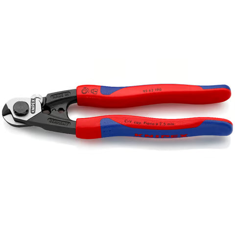 190mm Forged Wire Rope Cutter with Crimping Dies