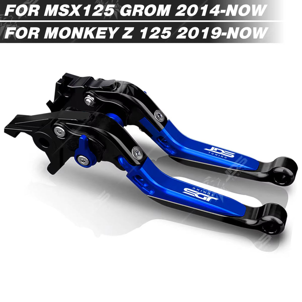 For Honda MSX 125 GROM 125/MONKEY Z 125 Clutch Lever Brake Lever Set Foldable Adjustable Handle Levers Motor Accessories Parts / Bl-B
