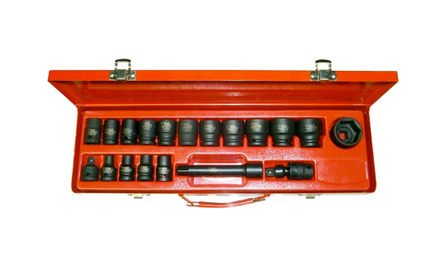 19 Piece 1/2" Drive SAE Impact Socket Set