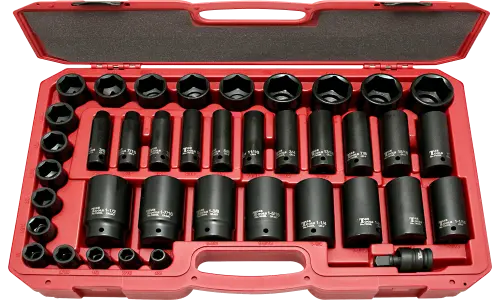 39 Piece 1/2" Drive SAE Impact Socket Set
