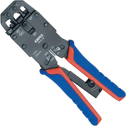 Ratcheting Crimping Pliers for Data Plugs 46 & 8 Pin