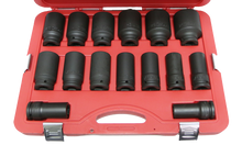 Load image into Gallery viewer, 15 Piece 3/4" Drive SAE Deep Impact Socket Set
