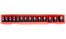 Load image into Gallery viewer, 14 Piece 1/2" Drive Metric Impact Socket Set