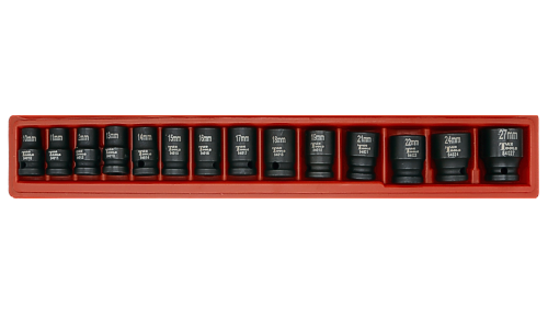 14 Piece 1/2" Drive Metric Impact Socket Set