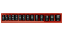 Load image into Gallery viewer, 14 Piece 1/2" Drive Metric Impact Socket Set